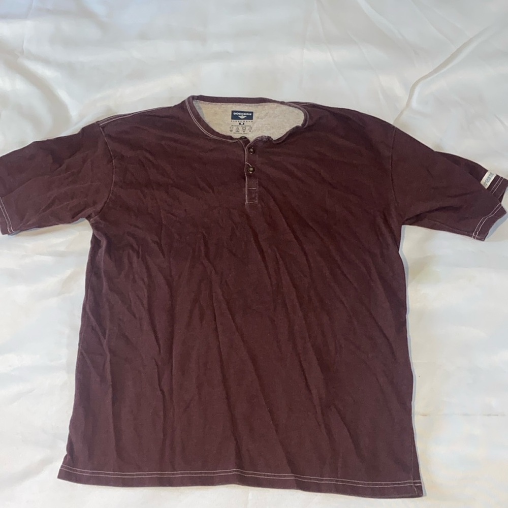 Dockers Brown Short Sleeve Tee